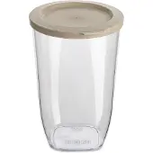 Koziol - Connect Voorraadpot Rond 1,5 liter - Kunststof - Bruin