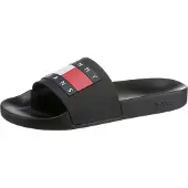 Tommy Hilfiger Muiltjes 'Essential' navy / rood / zwart / wit
