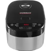 Gastroback Design Multicook Pro, 5 liter, 790 watt, zwart, roestvrij staal, 12 uur timer, knoppen, 0,95 meter snoer