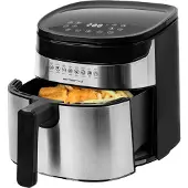 Emerio AF-129084 Airfryer 4.5 l 1300 W Anti-aanbaklaag, Timerfunctie Zwart