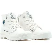 Palladium Veterlaarsjes 'Pampa' lichtblauw / geel / oudroze / wit