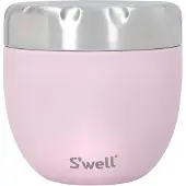 Swell Eats 2-in-1 voerbak met schroefdeksel, 636 ml, roze Topas, drievoudig