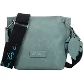 Fritzi aus Preußen Schoudertas 'Eco Fritzi03' petrol / jade groen / zwart