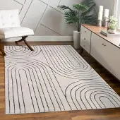 Paco Home Vloerkleed Woonkamer Laagpolig Patroon Bloemen Regenboog Patroon Geometrisch 200x290 cm