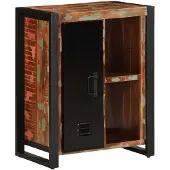 vidaXL Dressoir 55x35x70 cm massief gerecycled hout meerkleurig