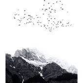 Living Walls Fotobehang ARTist The Mountains (set, 2-delig)