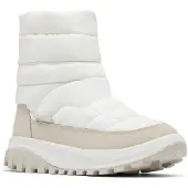 Columbia Boots 'Snowtrot Mid' beige / wit