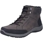 Rieker Veterboots donkerbruin / grijs gemêleerd / zwart