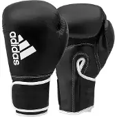Adidas Bokshandschoenen Hybrid 80 - Zwart/Wit - 10 oz