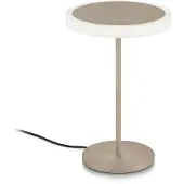 Knapstein LED-tafellamp Tilda, dimbaar, crème / amber, Woon-/ Eetkamer, metaal, LED tafellamp