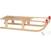 Nijdam Opvouwbare Slee - Vouwslee - Opvouwbare Klapslee - Hout - 110 cm