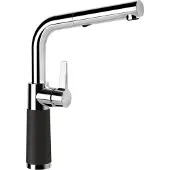 Schock armatuur SC-540 in ONYX met afvoerkraan / CRISTALITE PLUS
