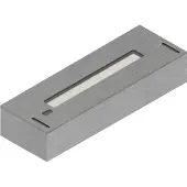 Xaralyn Bio-ethanol brander S (4114S) - Geborsteld RVS - Bio-ethanol inbouwhaard met gepatenteerde keramische steen - 2 KW verwarming