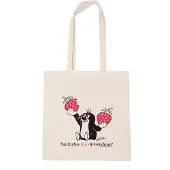 Logoshirt Shopper 'Der kleine Maulwurf' ecru