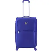 Elle Zachte Koffer / Trolley / Reiskoffer - 60 cm (Medium) - Mode - Blauw - Blauw / Medium
