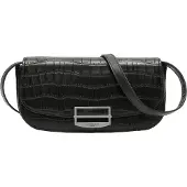 Liebeskind Ezra 2 Croco S Crossbody tas zwart