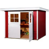 Weka Tuinhuis 227 - Rood - 235x239cm
