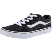 Vans Youth Caldrone Suede Mesh Black White-Schoenmaat 29