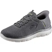 SKECHERS Huisschoen 'Slipper Herren 232457 CHAR Textil in grau' grijs