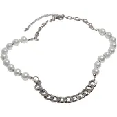 Urban Classics Ketting zilver / parelwit