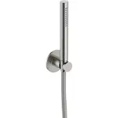 Hotbath Ace AC443 handdoucheset met staafhanddouche aan houder geborsteld nikkel