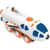 Hape Dual-mode Space Shuttle Wit Kinderen