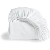 Cinderella Dubbel Jersey Hoeslaken - 1 persoons - Geschikt voor matrassen tot 35 cm - Wit