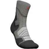 Bauerfeind - Women's Outdoor Merino Mid Cut Socks - Wandelsokken 43-46, grijs/zwart