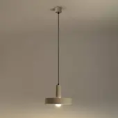 LEDS-C4 Hanglamp Keops 1, dimbaar, bruin / roest, Woon-/ Eetkamer, Aluminium, Modern, hanglamp