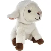 Zen Kat , Knuffelbare warme kruik 25cm + lavendelzakje - Schaap, Wit