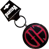 Rock Off Pantera - Cowboys From Hell Emblem Sleutelhanger - Zwart/Rood