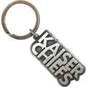Rock Off Kaiser Chiefs - Skewed Logo Sleutelhanger - Zilverkleurig