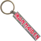 Iron Maiden - Logo Sleutelhanger - Zilverkleurig