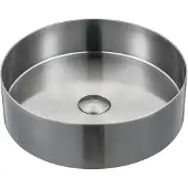 Sapho Waskom aurum rond 38x11 cm mat rvs