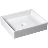 Isvea Purity Keramische opbouwwastafel 50x42cm, wit