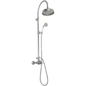 Sapho Regendoucheset Opbouw Antea Compleet Thermostatische Ø 20 cm Geborsteld RVS