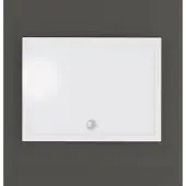Boss & Wessing Douchebak BWS Nua Rechthoek Acryl 90x75 cm Wit Inclusief Plint