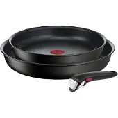 Tefal Pannenset INGENIO UNLIMITED L7639032, 3-delig, zwart, aluminium,