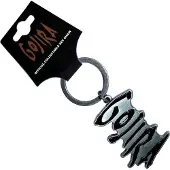 Rock Off Gojira - Logo Sleutelhanger - Zilverkleurig/Zwart
