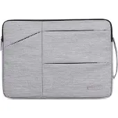 Canvas Artisan Laptopsleeve 15 inch - Laptophoes - Grijs