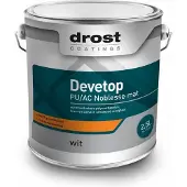 Drost Devetop PU/AC Noblesse Mat 1 liter - Wit