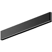 LINEA LIGHT LED-wandlamp Satori, zwart, Woon-/ Eetkamer, Aluminium, LED wandlamp