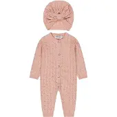 Dirkje Babyset 2-delig geborsteld roze