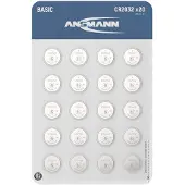 Ansmann Knoopcel CR2032 3 V 20 stuk(s) 240 mAh Lithium