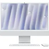 Apple iMac 24 inch M4 (10 core CPU/10 core GPU) 16GB/256GB met nano display Zilver QWERTY