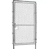 Aquagart Poort voor wildhek, boshek, weidehek, geknoopt draadgaas, 2 meter breed
