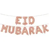 Zin El Afrah Eid Mubarak - Folieballonnen Rose Goud