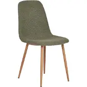 House Nordic Eetkamerstoel Stockholm - Bouclé - Donkergroen - Set van 2