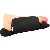 Rebel - eikelvibrator met 3 motoren (zwart)