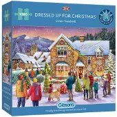 Gibsons Puzzel, kerstdecoratie, 1000 stukjes